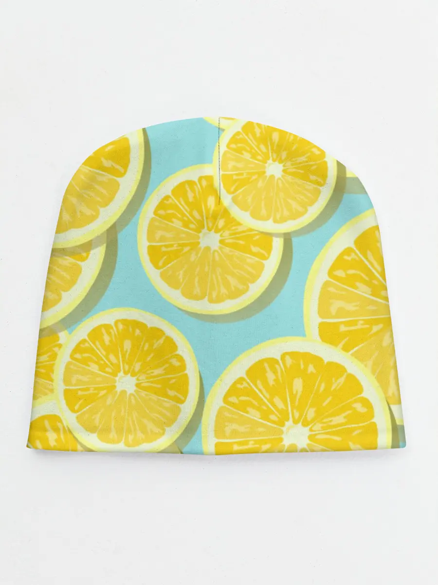 Детская шапка / лимончики
