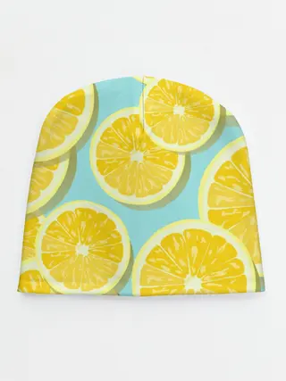 Детская шапка / лимончики