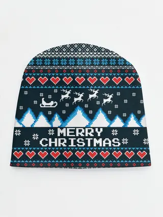 Детская шапка / Свитер Merry Christmas