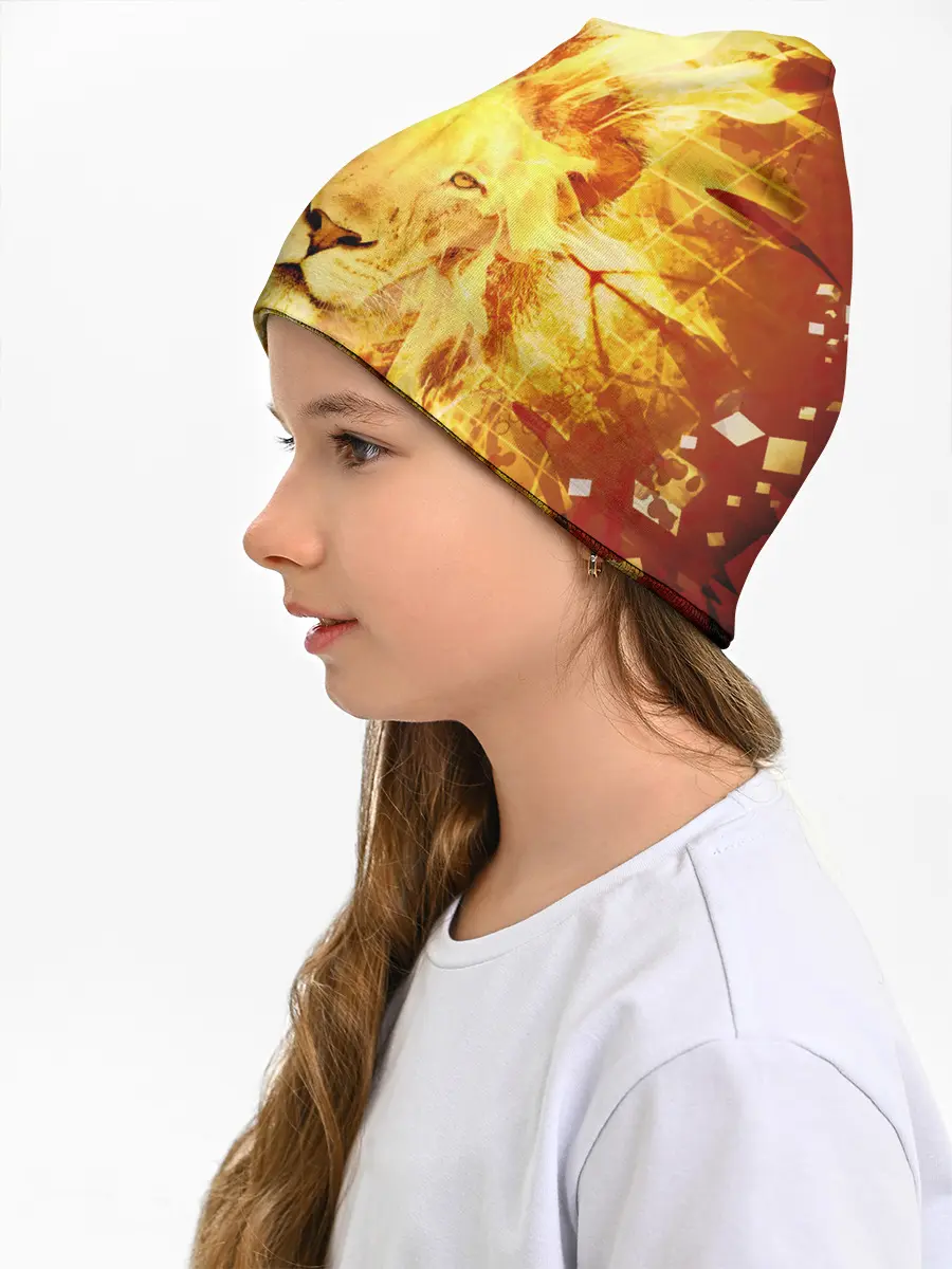 Детская шапка / Лев