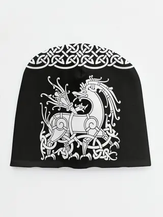 Детская шапка / Рингерике олень белый 3D