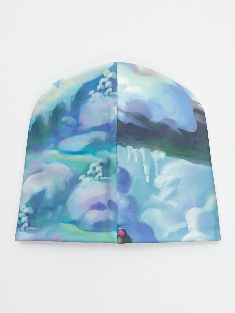 Детская шапка / Снежный котенок