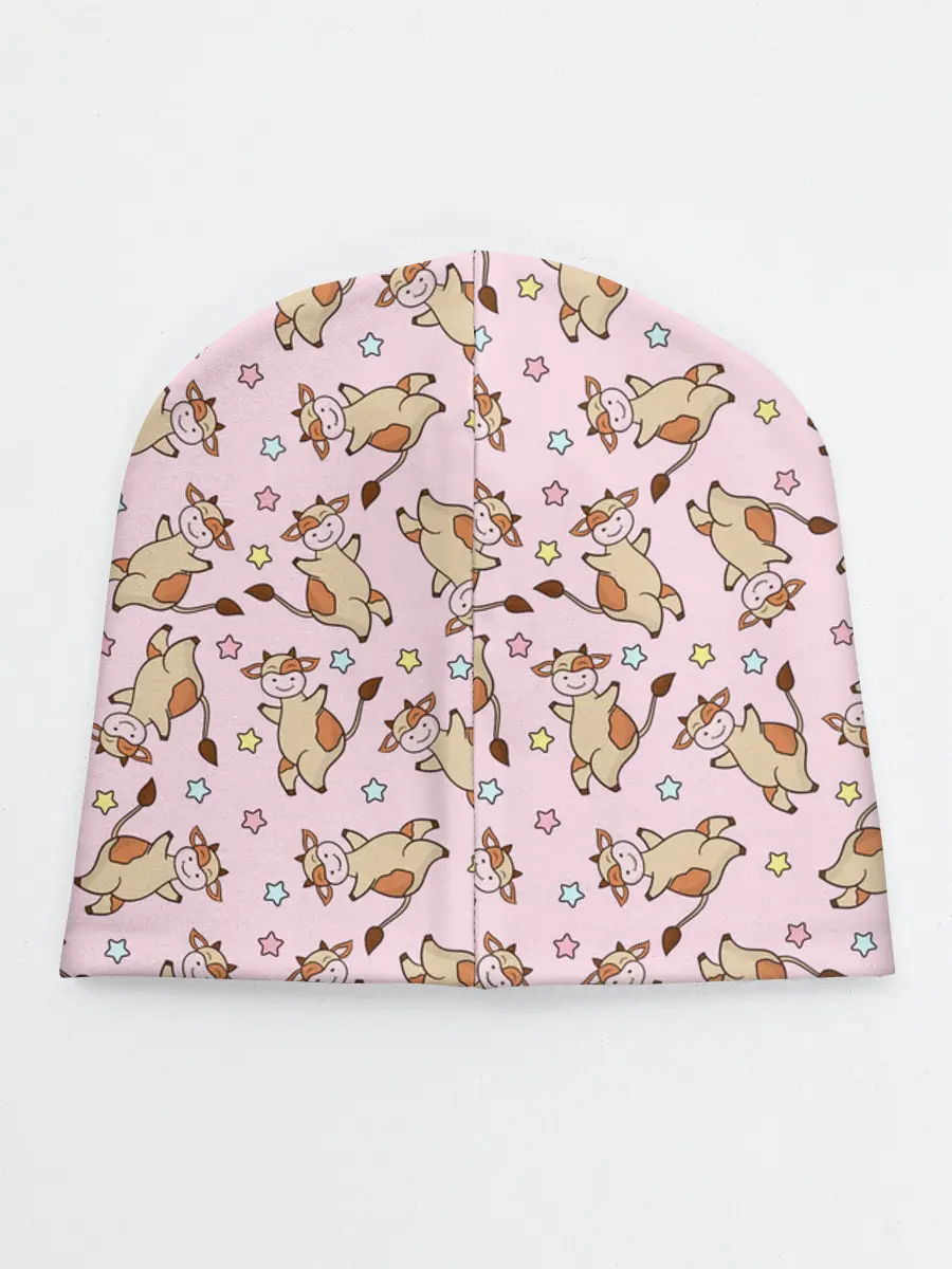 Детская шапка / Фон с бычками