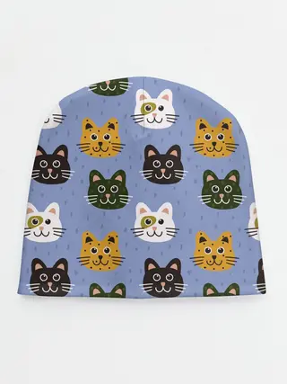 Детская шапка / Котики