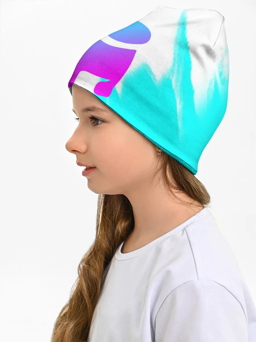 Детская шапка / AMONG US - NEON