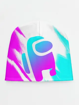 Детская шапка / AMONG US - NEON