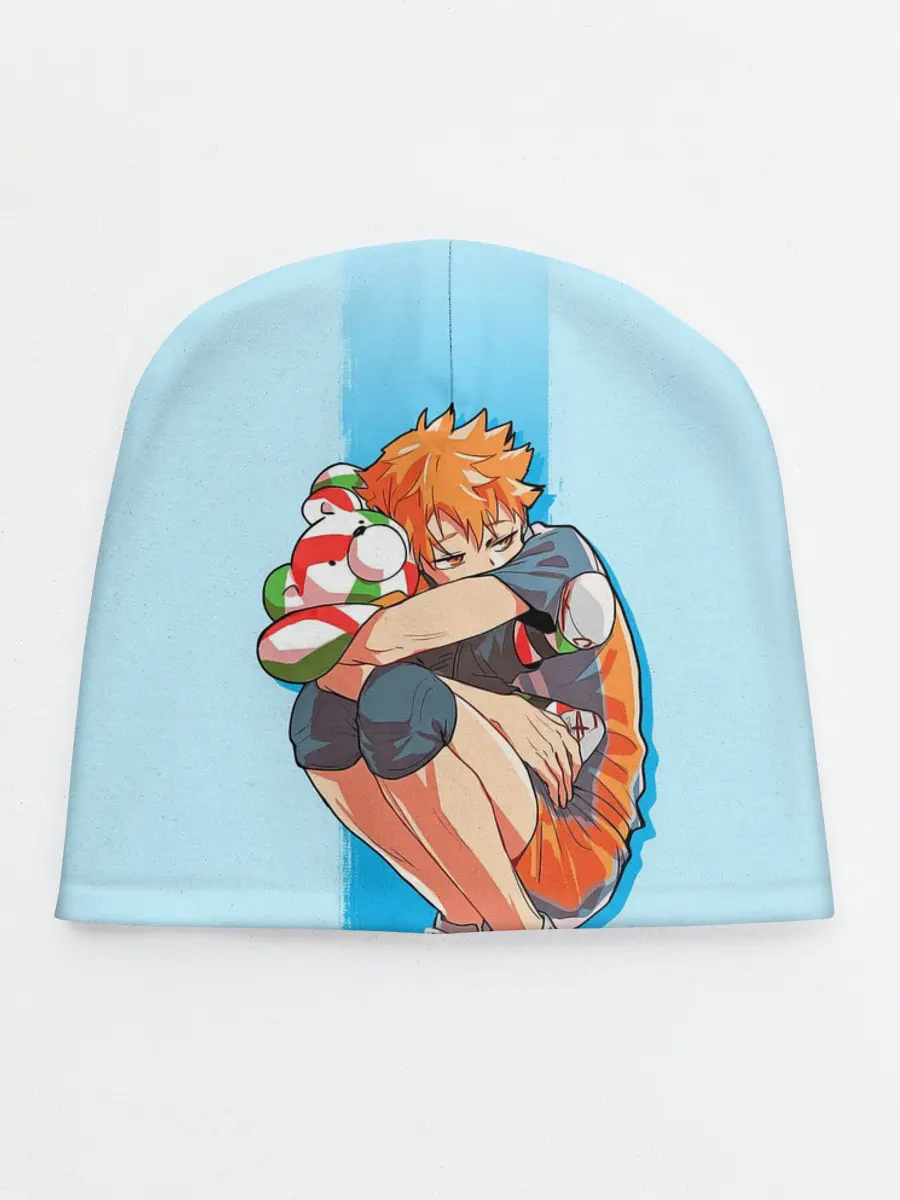 Детская шапка / Хината на синем фоне