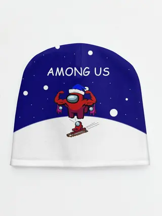 Детская шапка / Спортивный AMONG US
