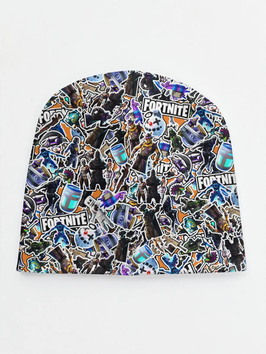 Детская шапка / Fortnite Sticker Bombing
