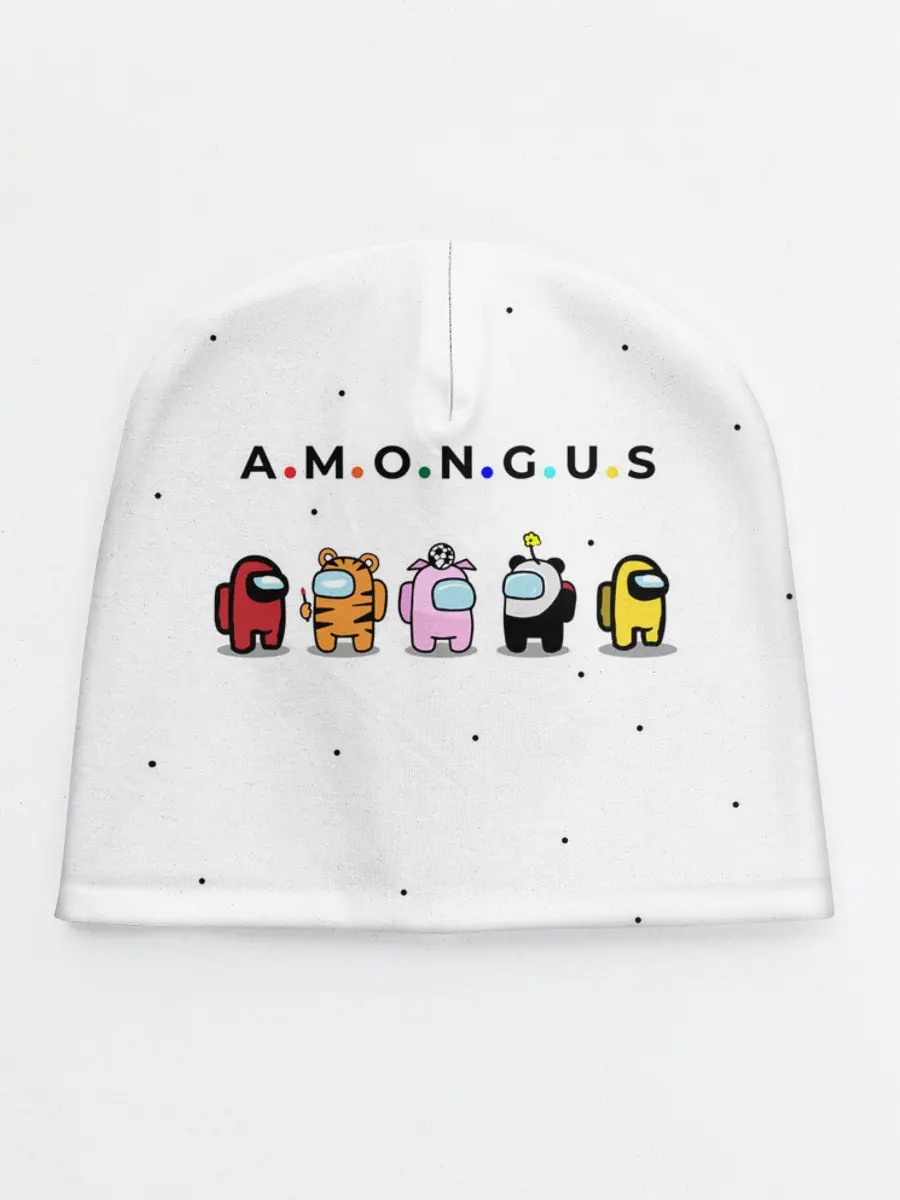 Детская шапка / Among Us | Белый Космос