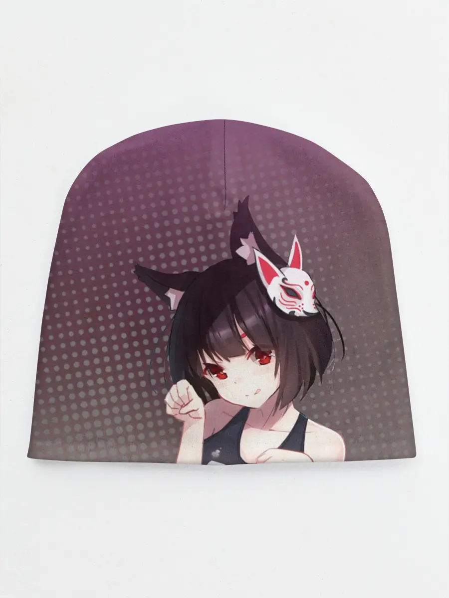 Детская шапка / Azur Lane. Лазурный. Девушка