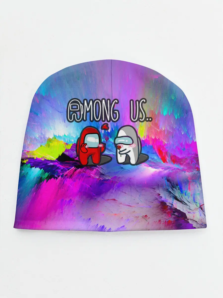 Детская шапка / Among Us love