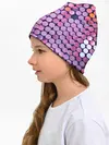 Детская шапка / Вечеринка точки глянцевый узор