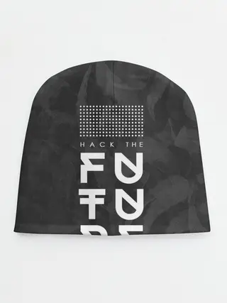 Детская шапка / Надпись Hack the future
