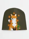 Детская шапка / Лиса в лесу