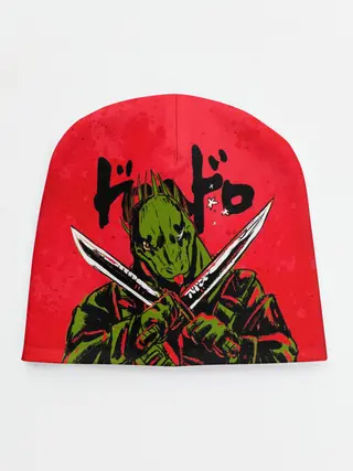 Детская шапка / зеленый Кайман