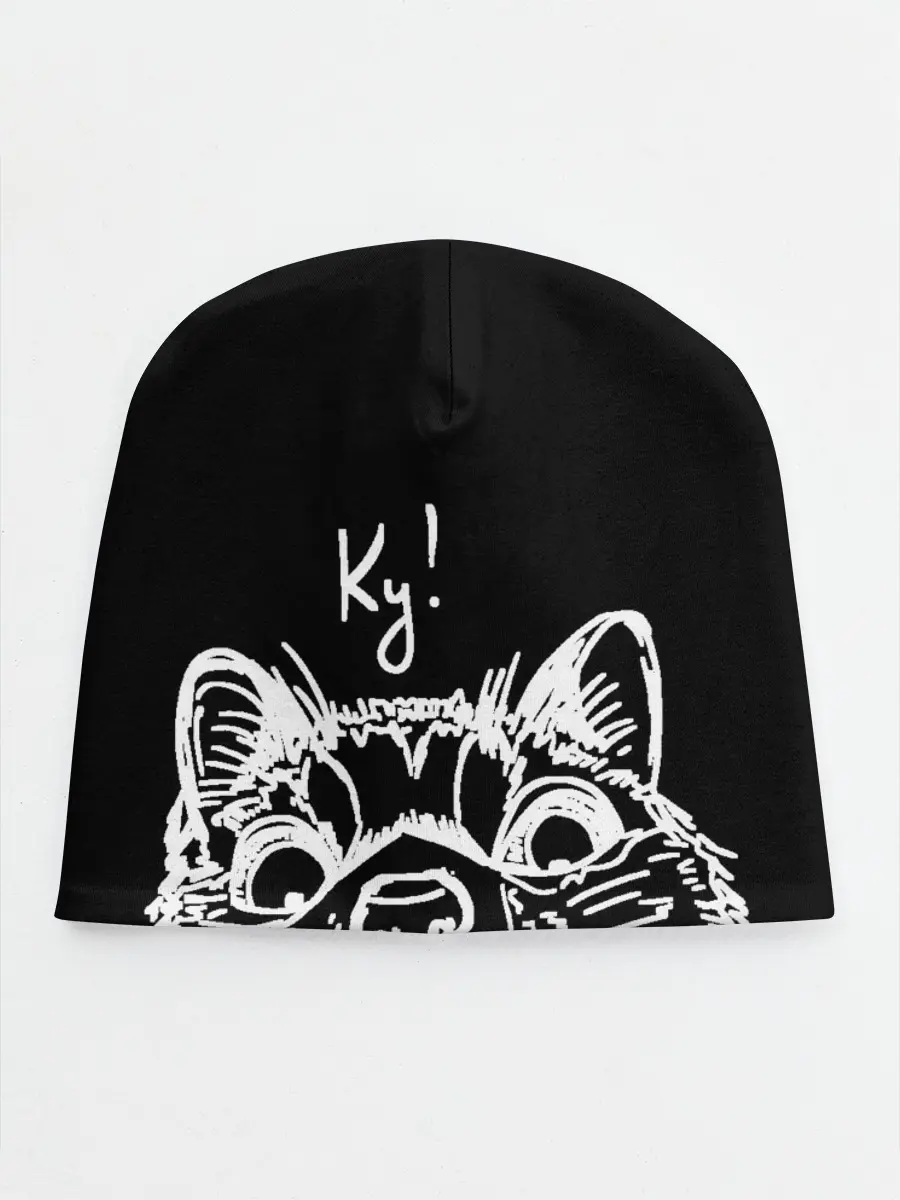 Детская шапка / Говорящий котик