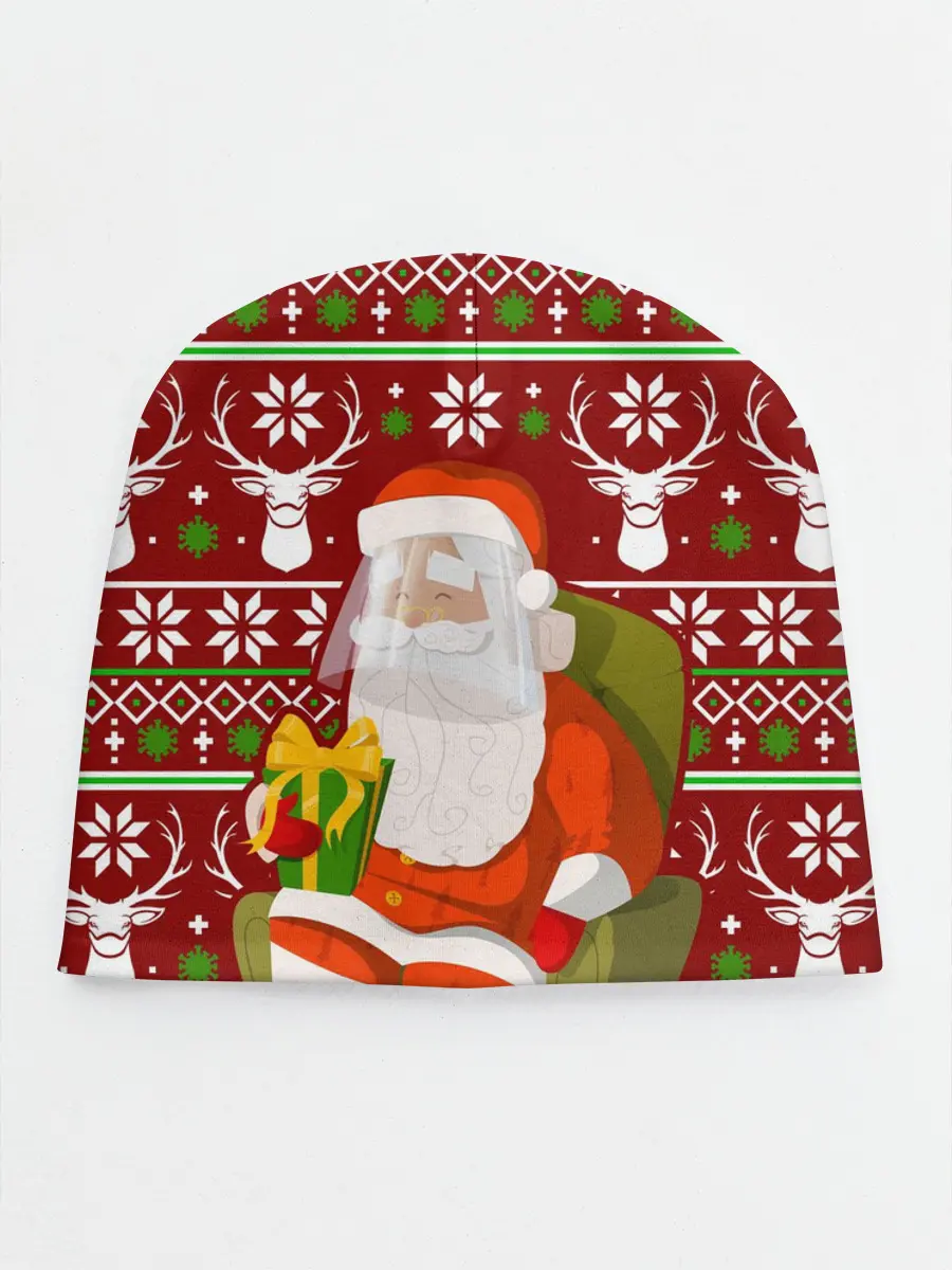 Детская шапка / Санта с защитным экраном
