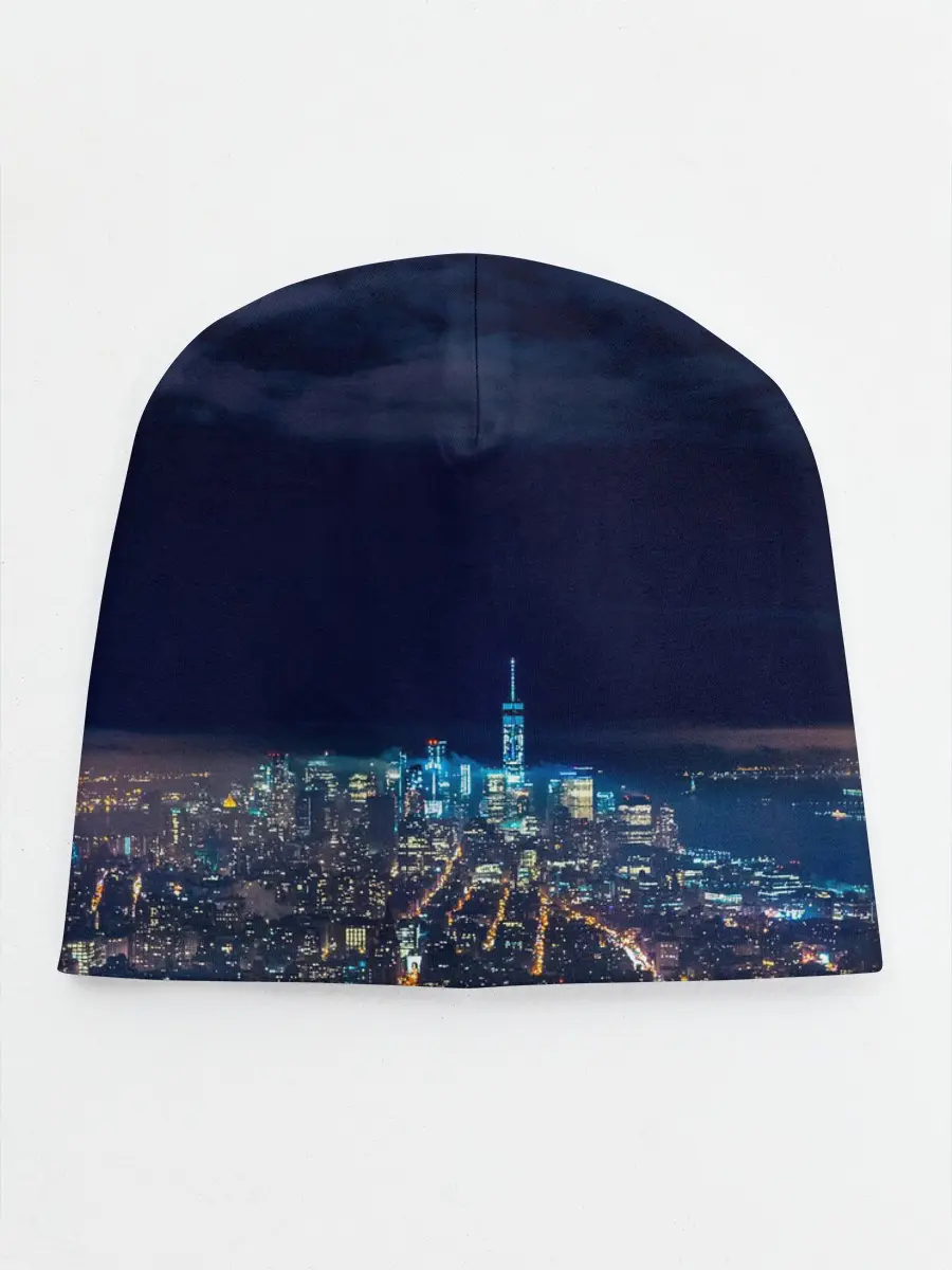 Детская шапка / Ночной город