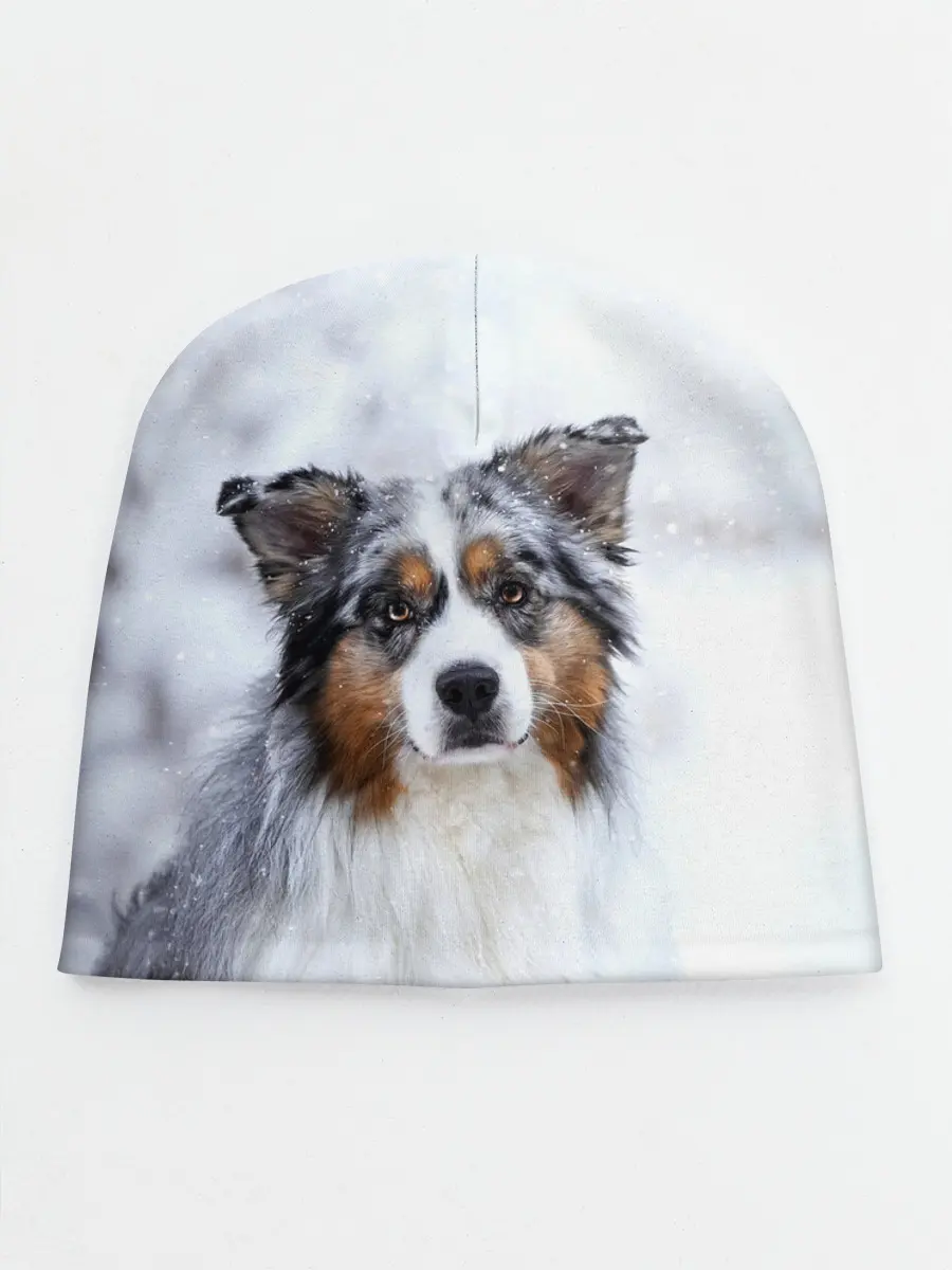 Детская шапка / Австралийская овчарка