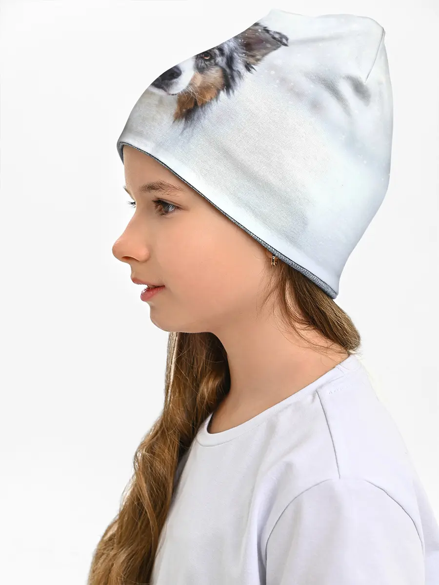 Детская шапка / Австралийская овчарка