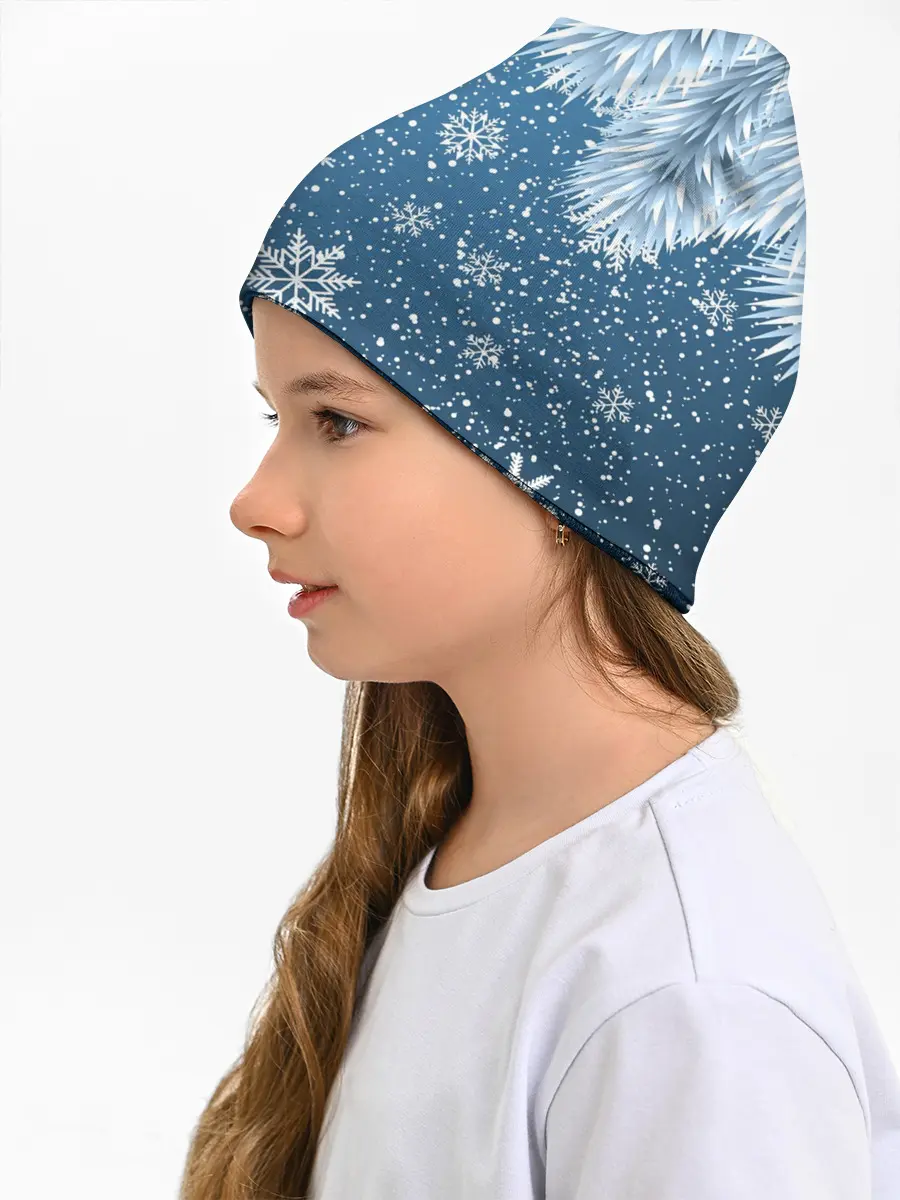 Детская шапка / Снежное Настроенние