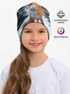 Детская шапка / Лиса в зимнем лесу
