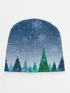 Детская шапка / Снежинки в лесу