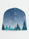 Детская шапка / Снежинки в лесу