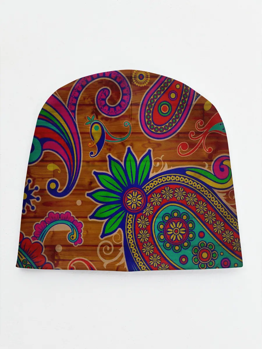 Детская шапка / узоры текстура фон