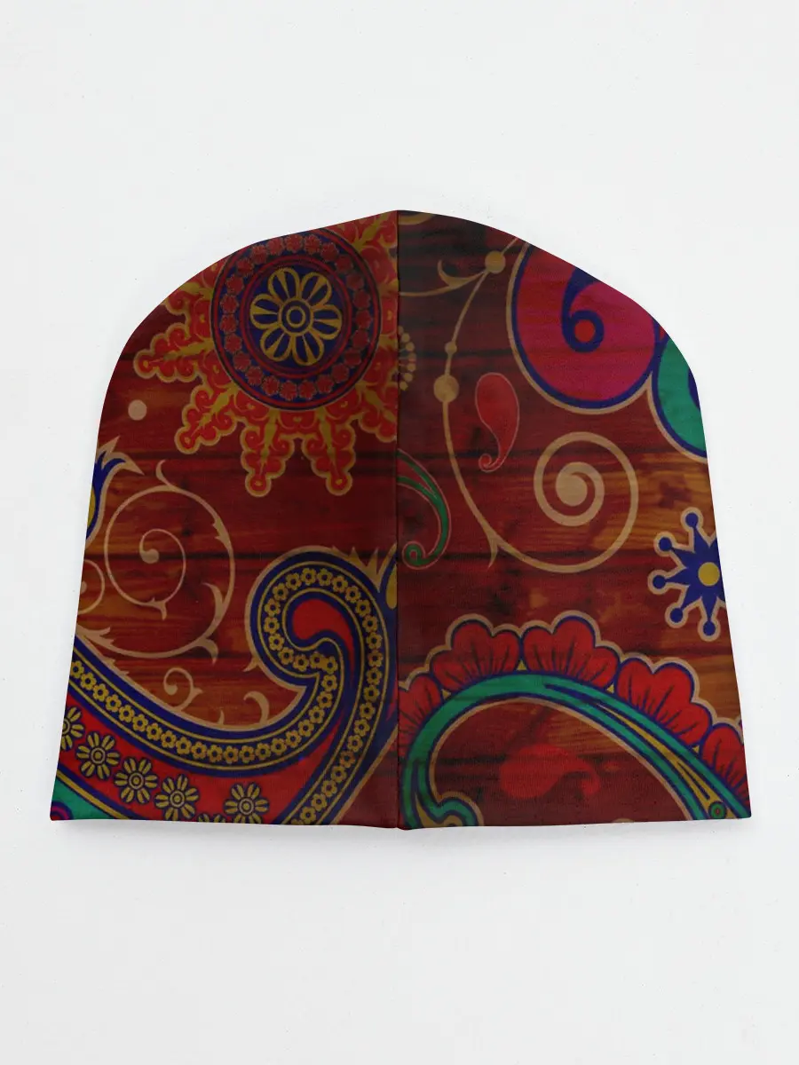 Детская шапка / узоры текстура фон