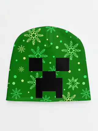 Детская шапка / ЗИМНИЙ MINECRAFT