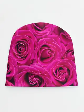 Детская шапка / Розы