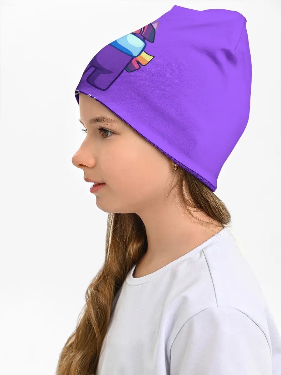 Детская шапка / AMONG US - ЕДИНОРОГ