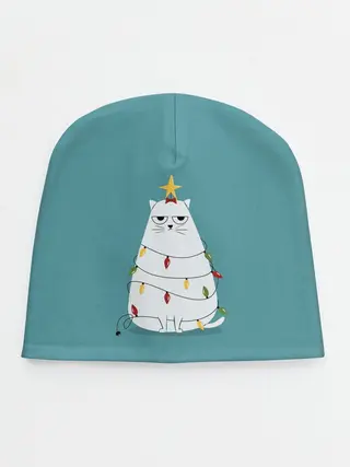 Детская шапка / Кото-ёлка