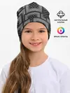 Детская шапка / 3D Бандана v.black