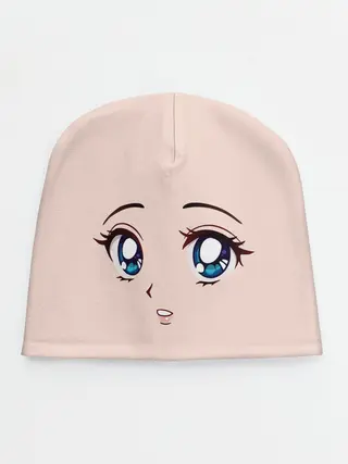 Детская шапка / Surprised anime face