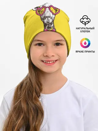 Детская шапка / Жираф
