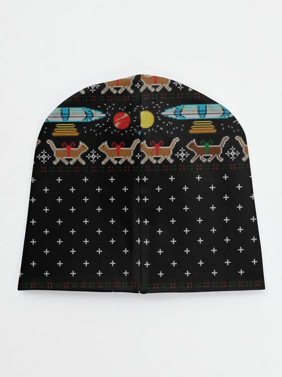 Детская шапка / Wishing you a meowy catmas