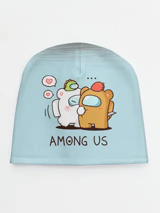 Детская шапка / AMONG US - LOVE