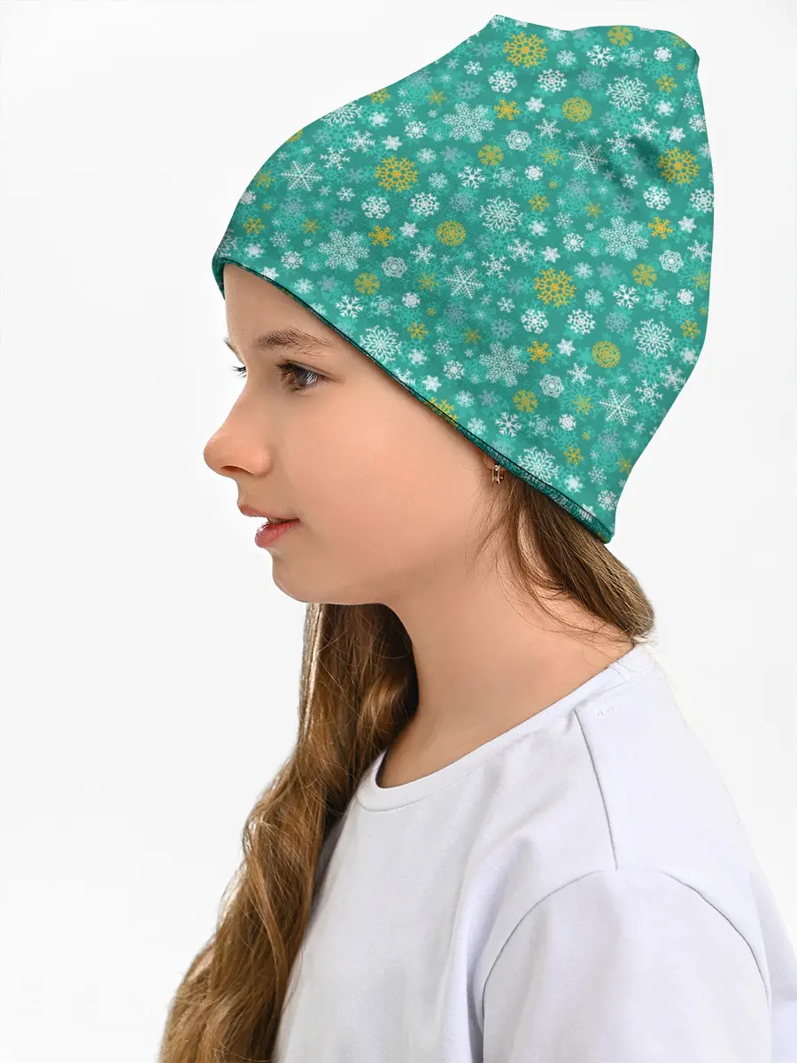 Детская шапка / Снежинки