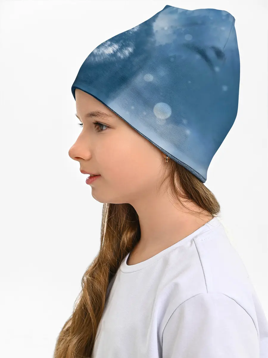 Детская шапка / Красивый волк