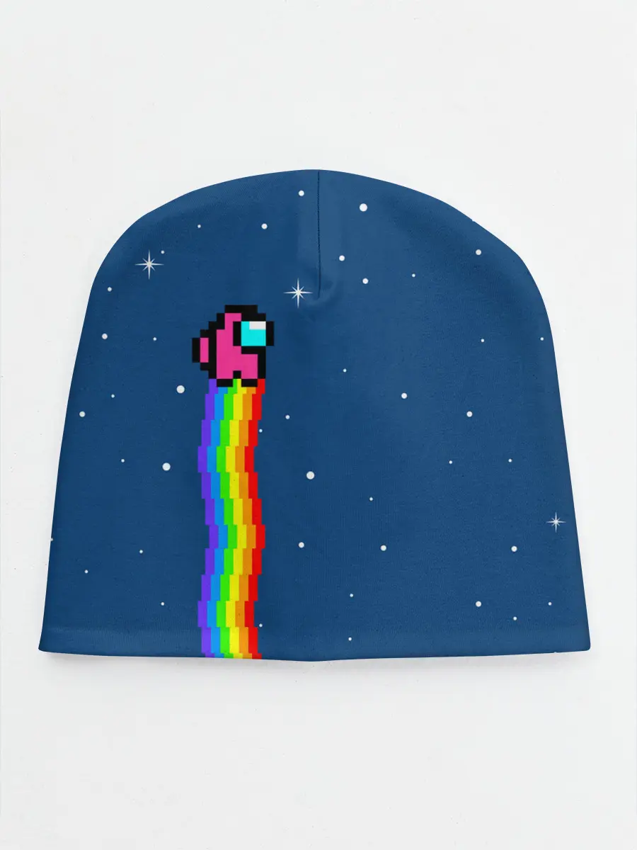 Детская шапка / AMONG US - NYAN CREWMATE