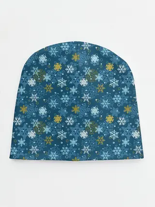 Детская шапка / Снежинки