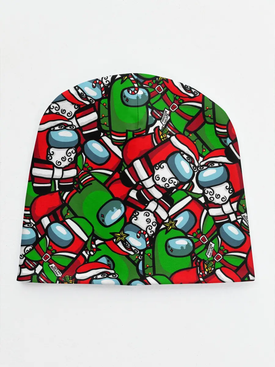 Детская шапка / НОВОГОДНИЙ AMONG US