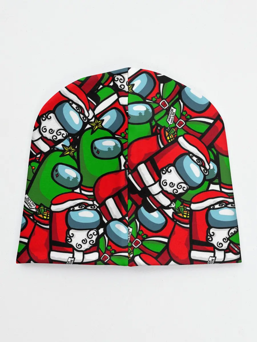 Детская шапка / НОВОГОДНИЙ AMONG US
