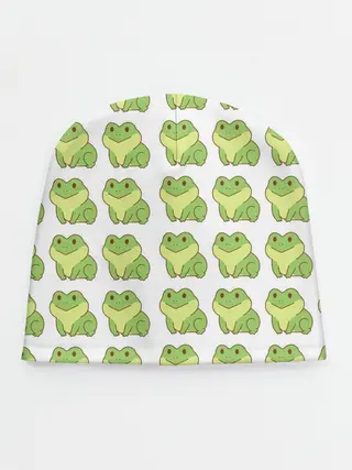 Детская шапка / лягушки