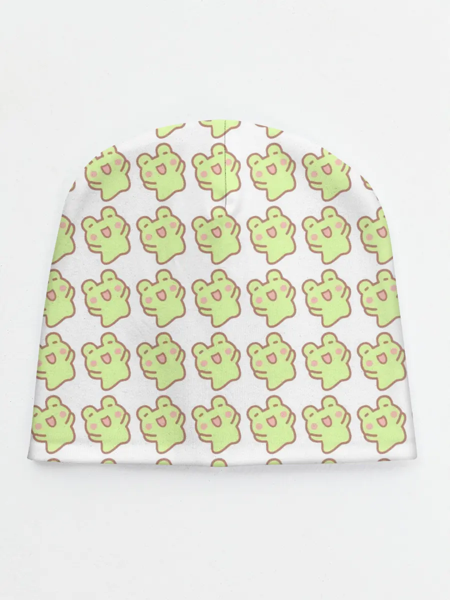 Детская шапка / счастливые лягушки