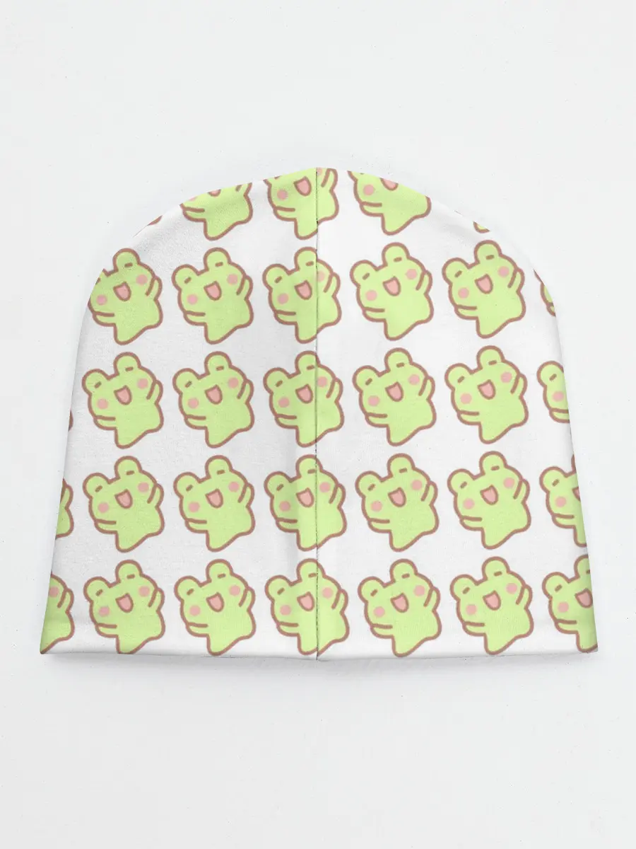 Детская шапка / счастливые лягушки