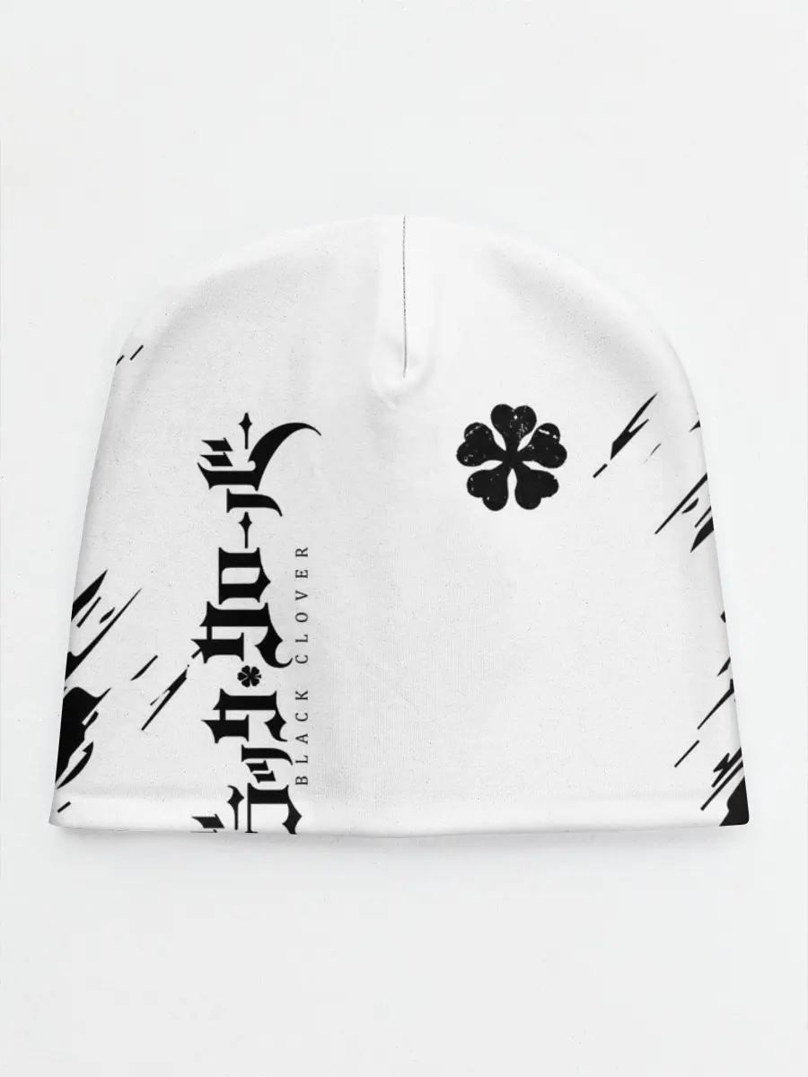 Детская шапка / черный клеывер аниме